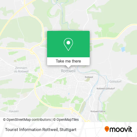 Карта Tourist Information Rottweil