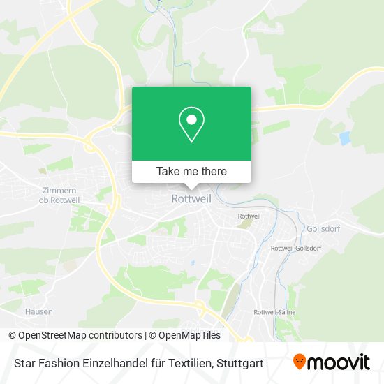 Star Fashion Einzelhandel für Textilien map