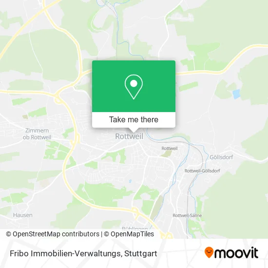 Карта Fribo Immobilien-Verwaltungs