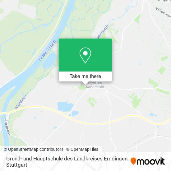 Карта Grund- und Hauptschule des Landkreises Emdingen