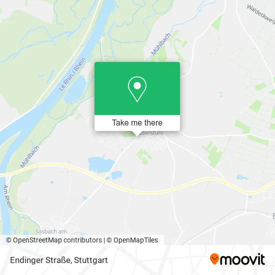 Карта Endinger Straße