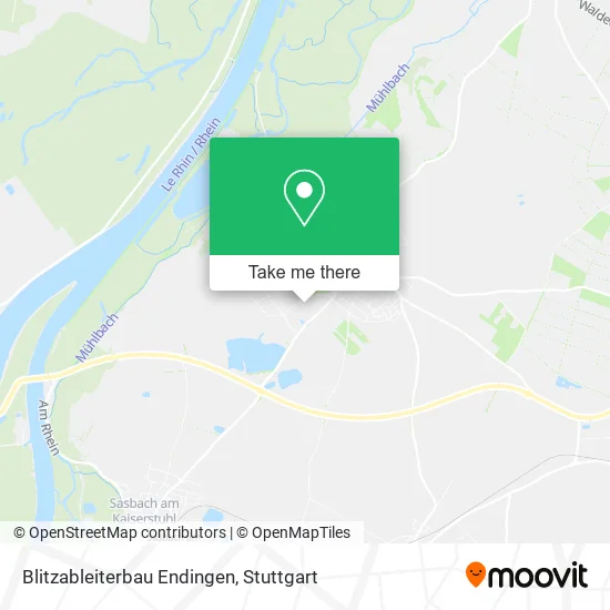 Карта Blitzableiterbau Endingen