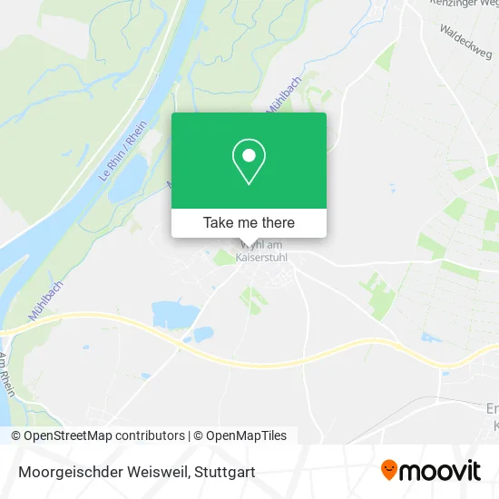Карта Moorgeischder Weisweil