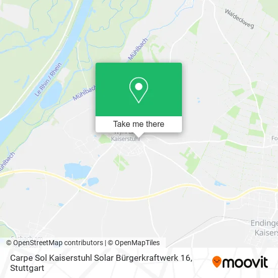 Карта Carpe Sol Kaiserstuhl Solar Bürgerkraftwerk 16