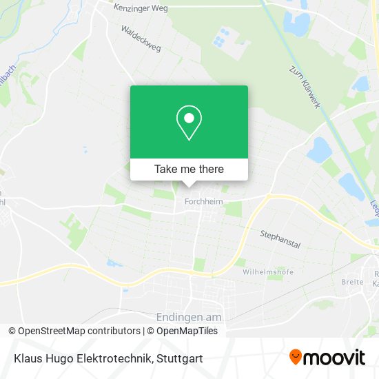 Klaus Hugo Elektrotechnik map