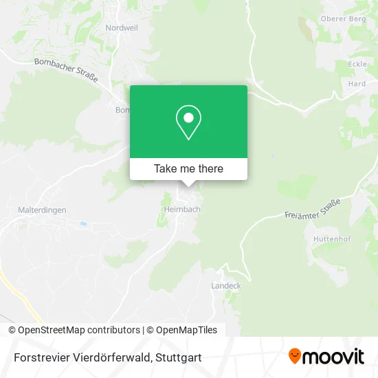 Карта Forstrevier Vierdörferwald