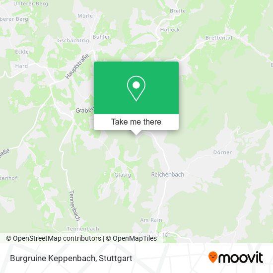 Карта Burgruine Keppenbach