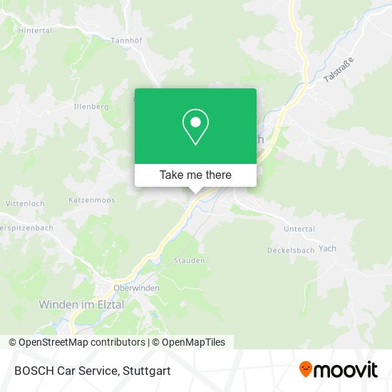 BOSCH Car Service map