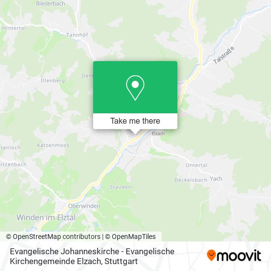 Evangelische Johanneskirche - Evangelische Kirchengemeinde Elzach map