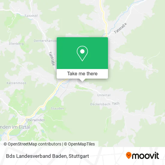 Карта Bds Landesverband Baden