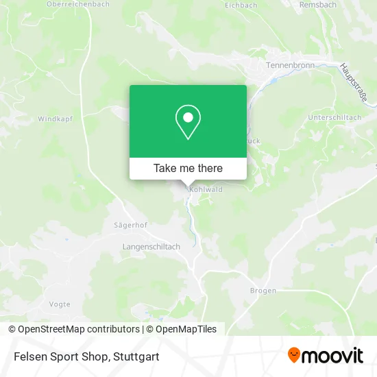 Карта Felsen Sport Shop