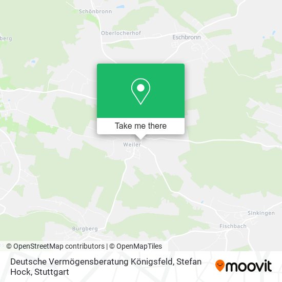 Deutsche Vermögensberatung Königsfeld, Stefan Hock map