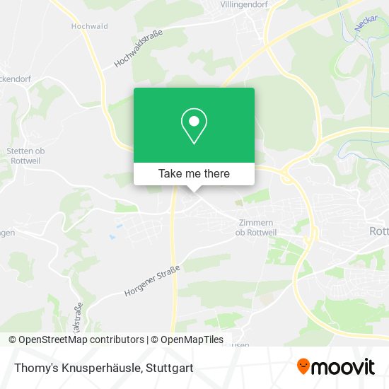 Thomy's Knusperhäusle map