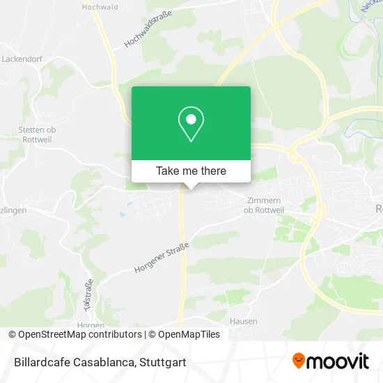 Карта Billardcafe Casablanca