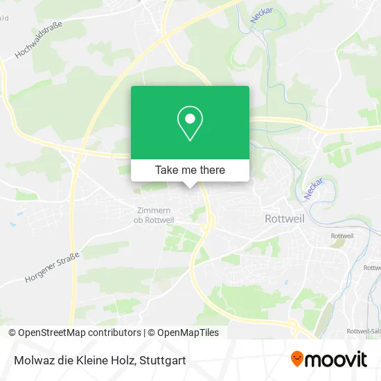 Карта Molwaz die Kleine Holz