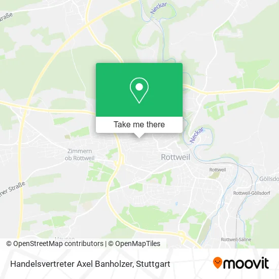 Карта Handelsvertreter Axel Banholzer