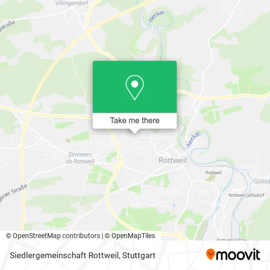Карта Siedlergemeinschaft Rottweil