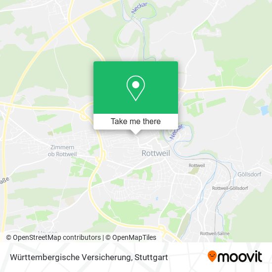 Württembergische Versicherung map