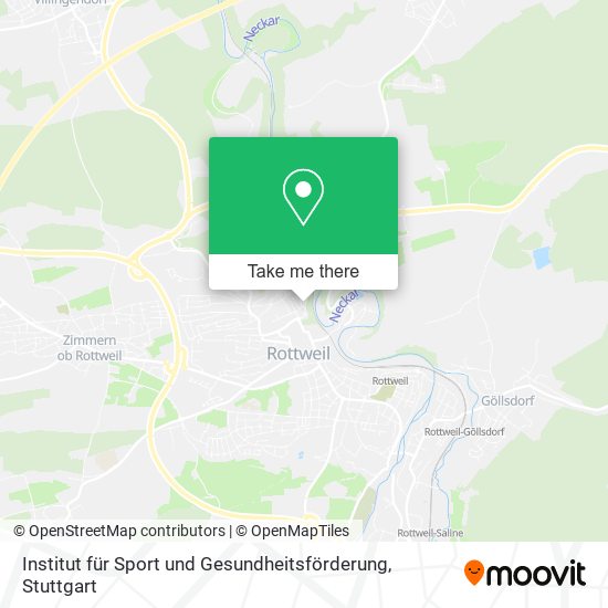 Institut für Sport und Gesundheitsförderung map