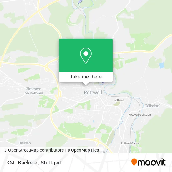 Карта K&U Bäckerei