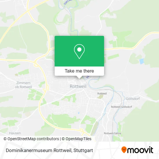 Карта Dominikanermuseum Rottweil