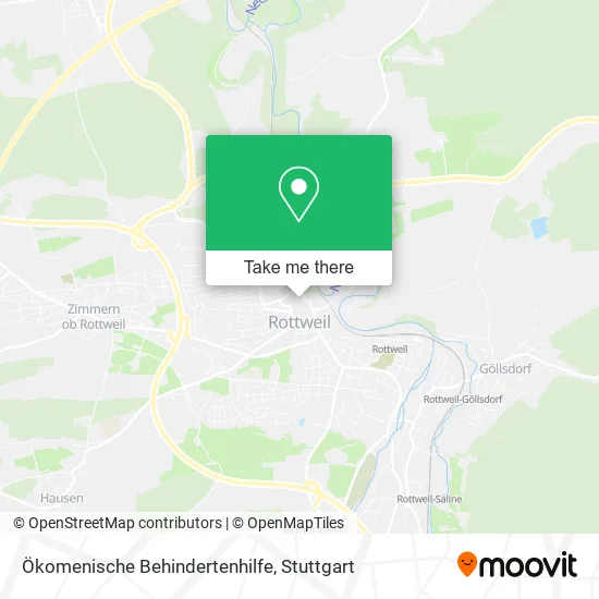 Карта Ökomenische Behindertenhilfe