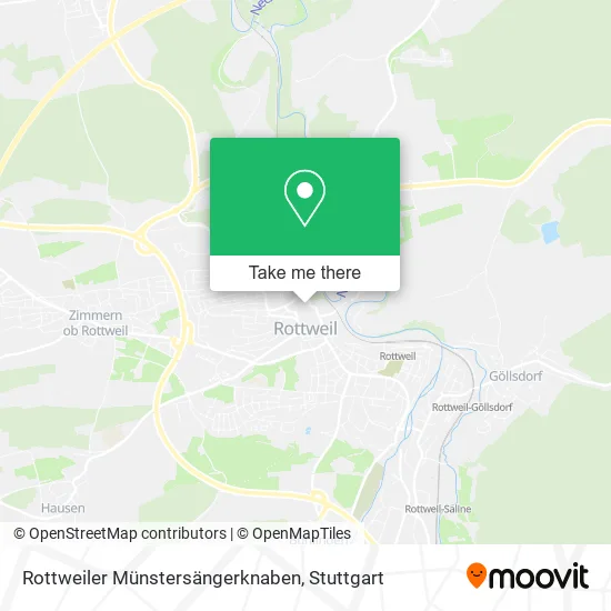 Карта Rottweiler Münstersängerknaben