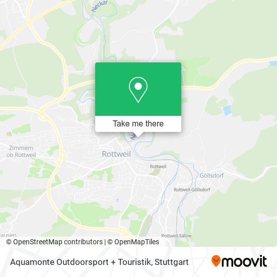 Aquamonte Outdoorsport + Touristik map