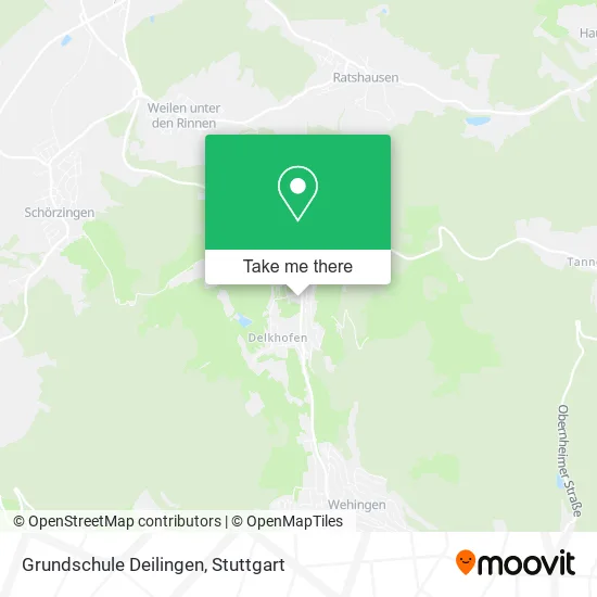 Карта Grundschule Deilingen