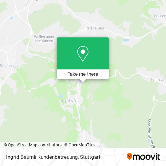 Ingrid Baumli Kundenbetreuung map