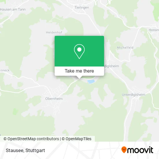 Stausee map