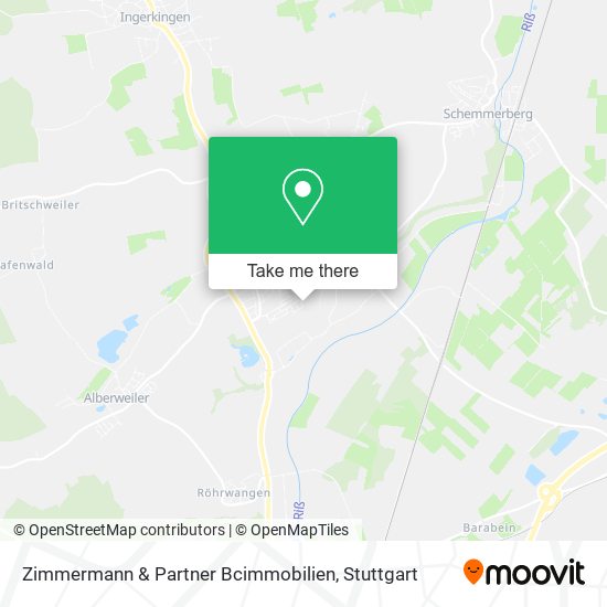 Карта Zimmermann & Partner Bcimmobilien
