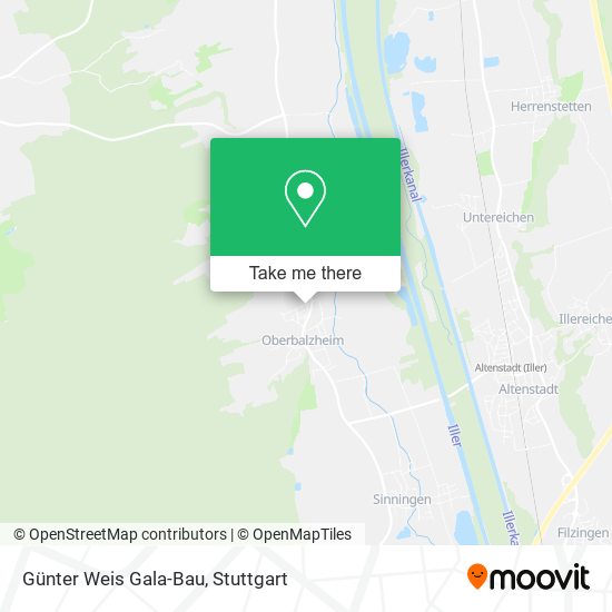 Günter Weis Gala-Bau map