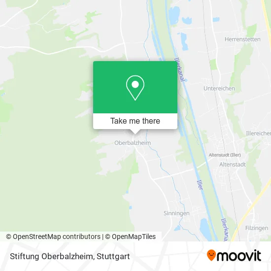 Карта Stiftung Oberbalzheim