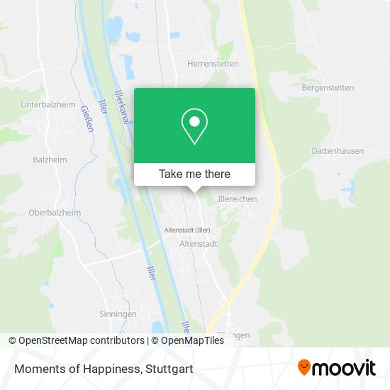 Moments of Happiness map