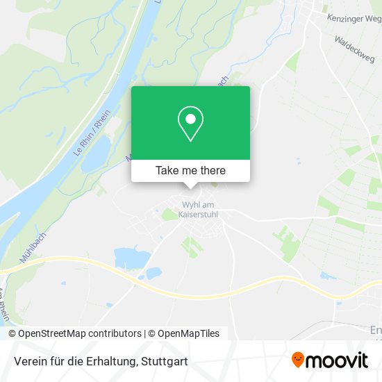 Verein für die Erhaltung map