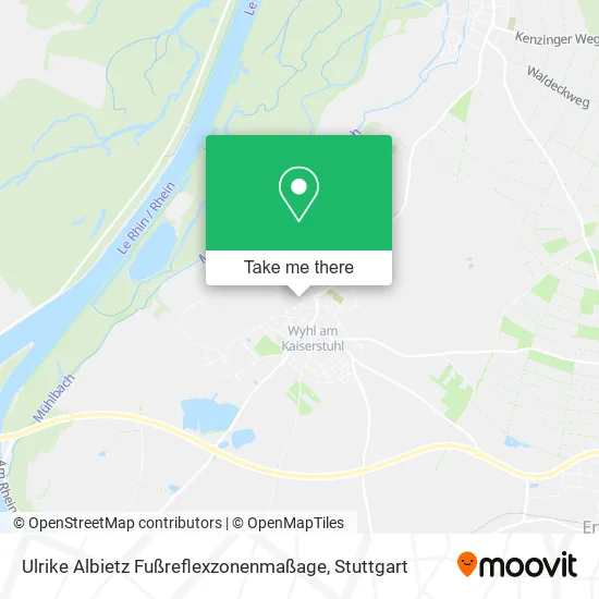 Карта Ulrike Albietz Fußreflexzonenmaßage