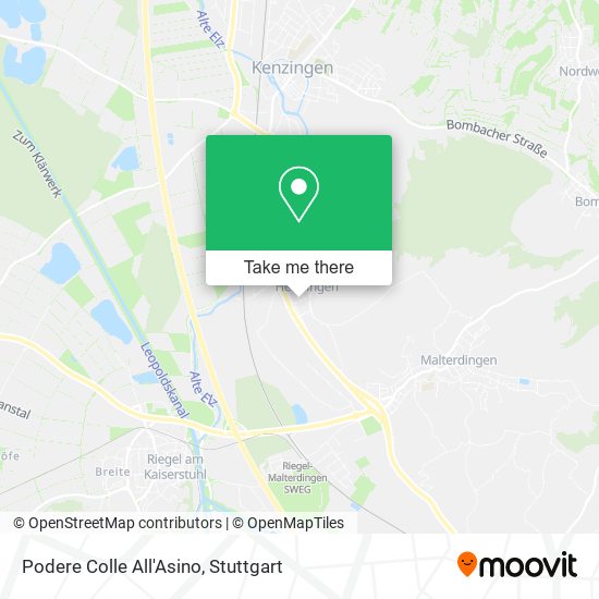 Карта Podere Colle All'Asino