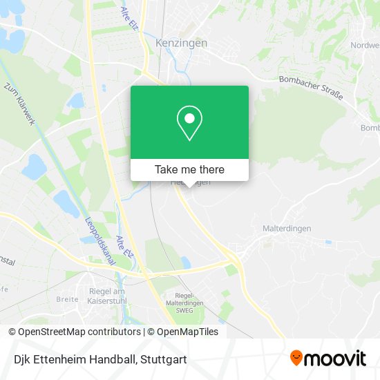 Djk Ettenheim Handball map