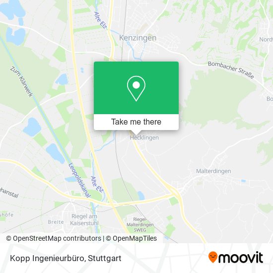 Kopp Ingenieurbüro map