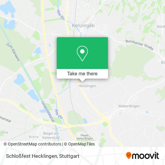 Schloßfest Hecklingen map