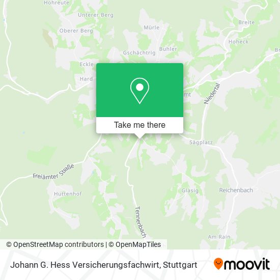 Johann G. Hess Versicherungsfachwirt map