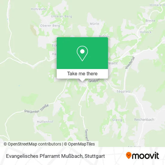 Карта Evangelisches Pfarramt Mußbach