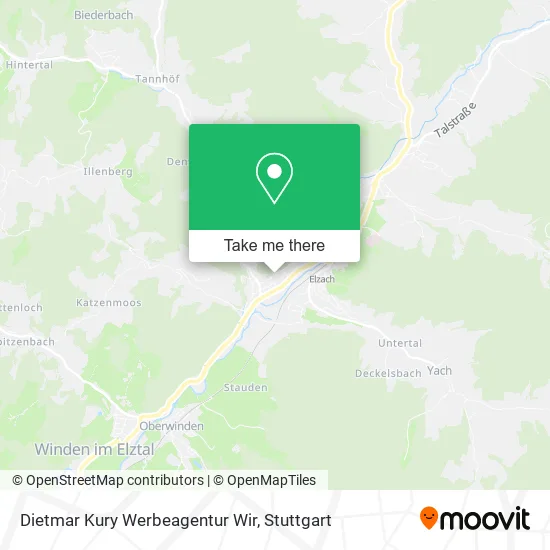 Карта Dietmar Kury Werbeagentur Wir