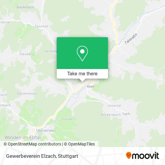 Gewerbeverein Elzach map