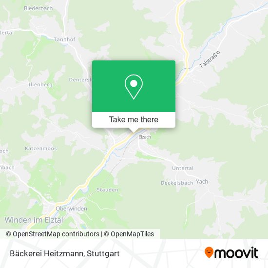 Bäckerei Heitzmann map