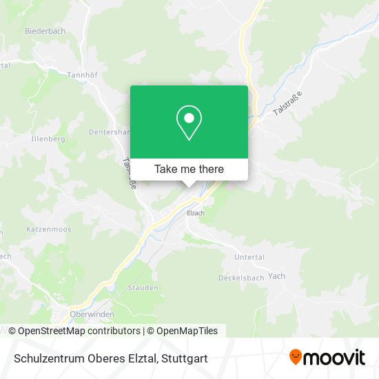 Schulzentrum Oberes Elztal map