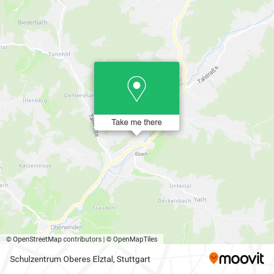 Карта Schulzentrum Oberes Elztal