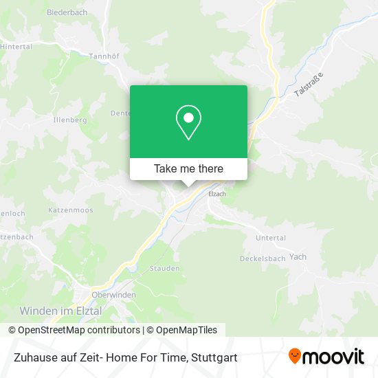 Zuhause auf Zeit- Home For Time map