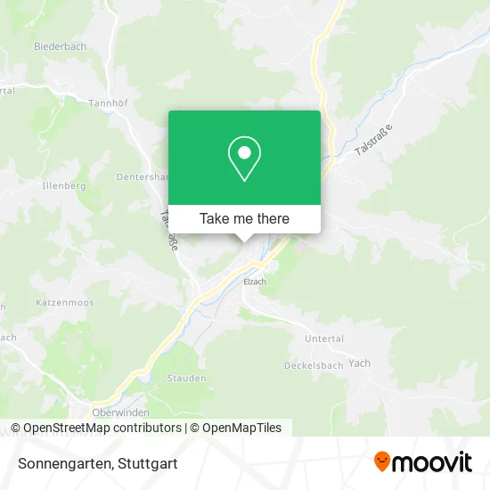 Карта Sonnengarten
